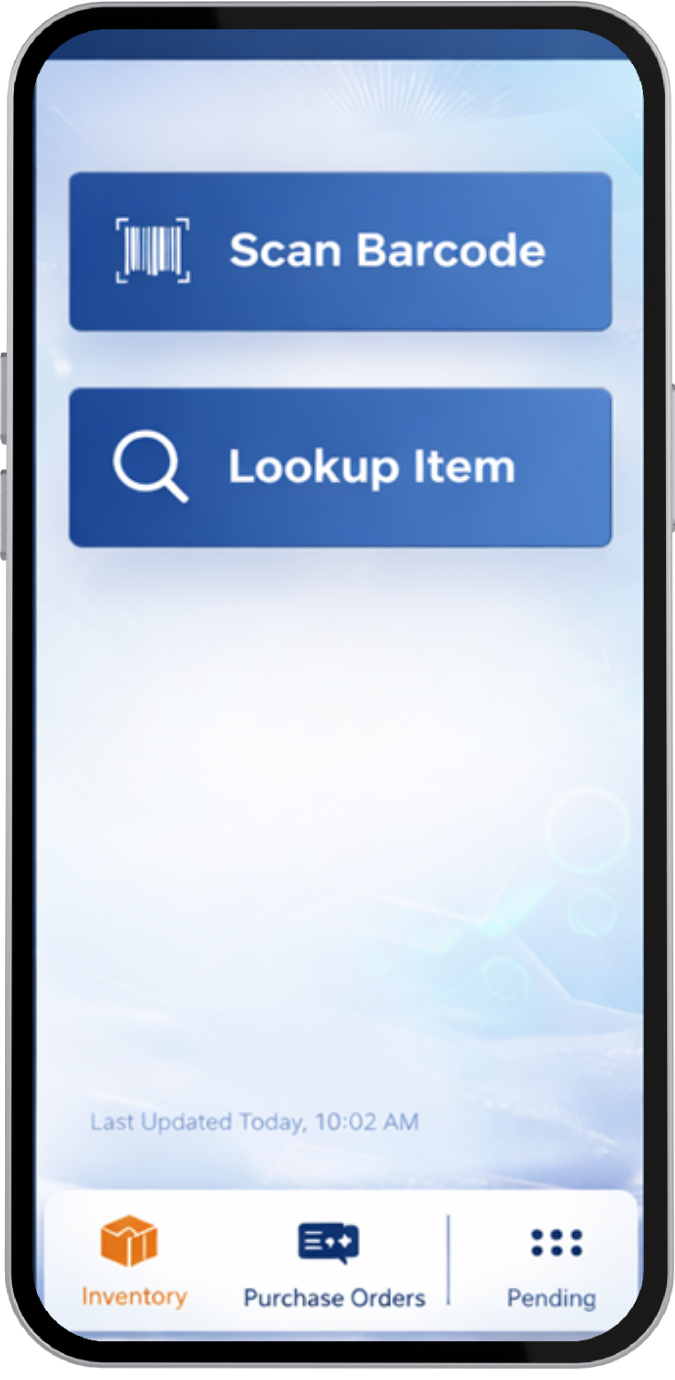 PC America Inventory Screen